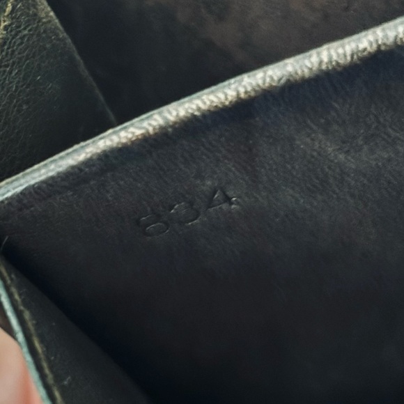 Rare Louis Vuitton Monogram Wallet with Smooth Ebene Leather Interior - Picture 14 of 15